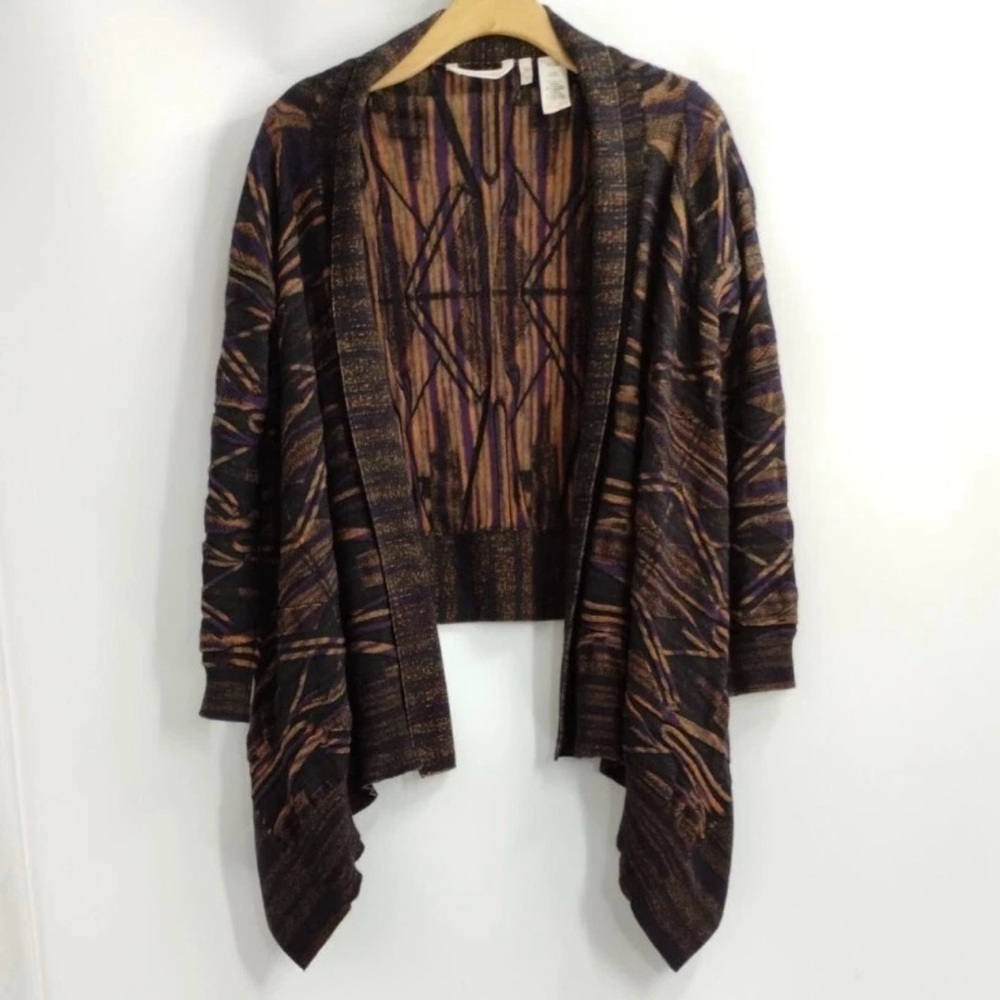 Soft Surroundings Cardigan Long Sleeve Open Wool Where Time Stops M